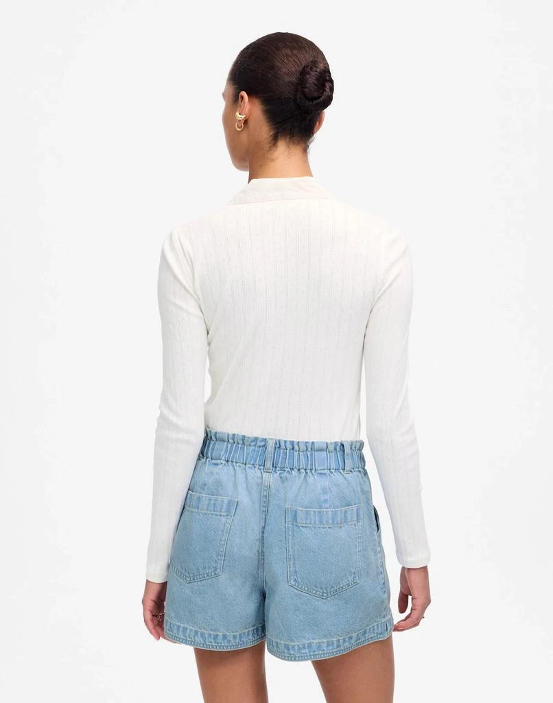 Madewell Tie-Waist Denim Shorts 4