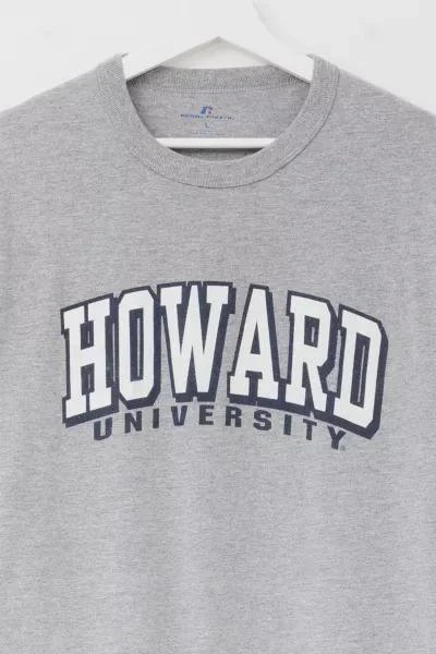 Russell Athletic Vintage Y2K Distressed Howard University Graphic T-Shirt 2