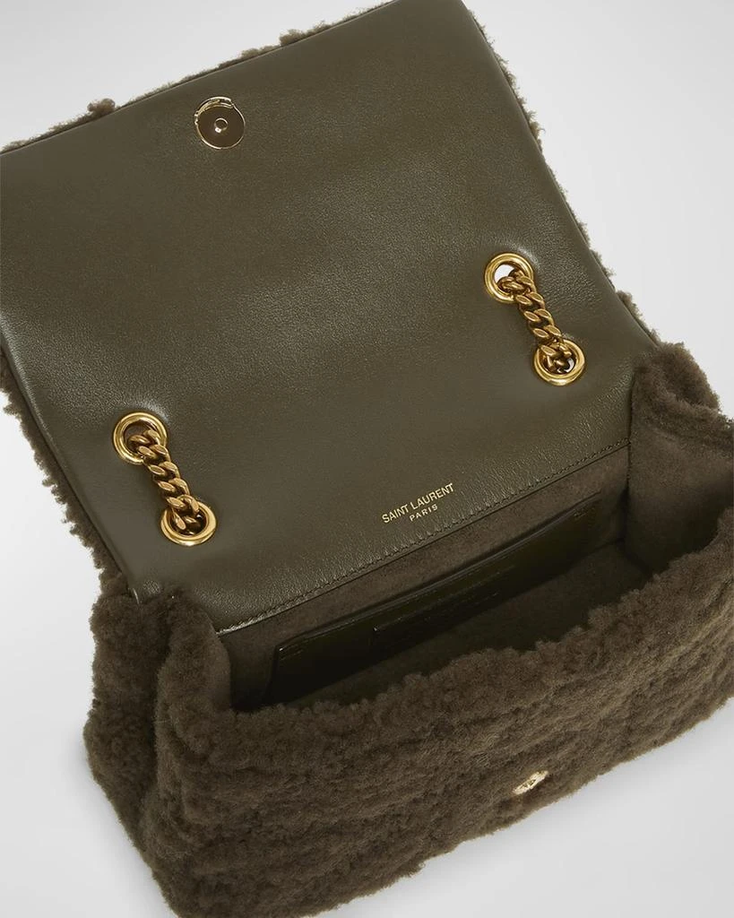 Yves Saint Laurent Jamie Small YSL Shoulder Bag in Lamb Shearling Fur 4