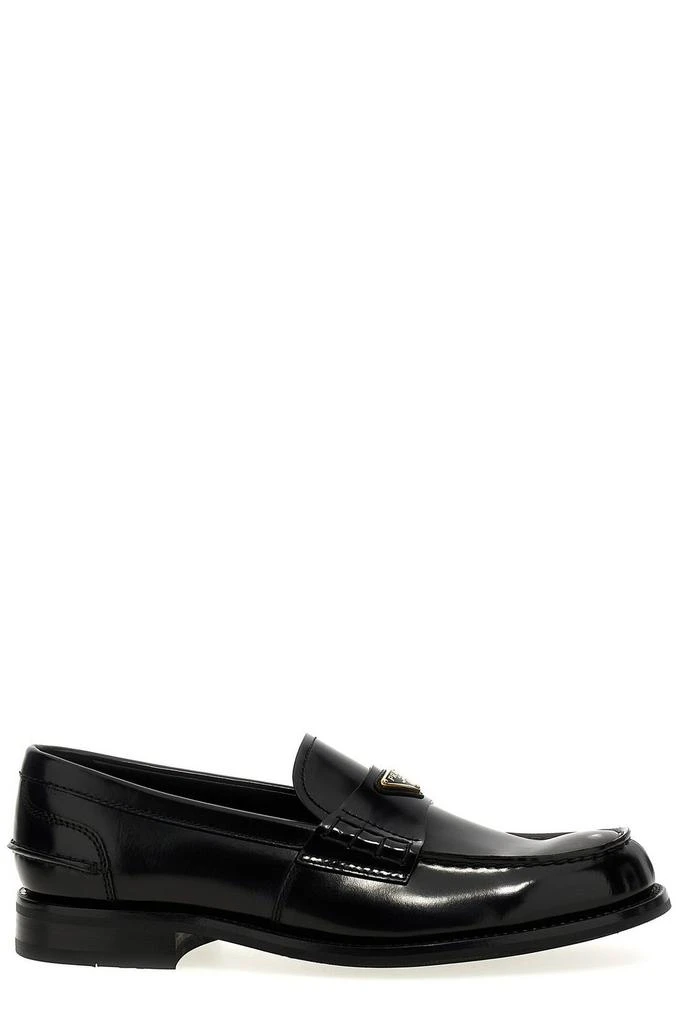 Prada Prada Triangle-Logo Slip-On Loafers 1