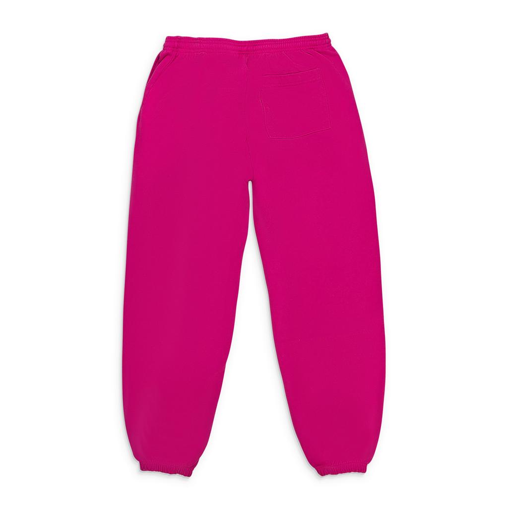 SP5DER OG WEB V2 (WHITE TEXT) PINK JOGGER & SWEATPANTS