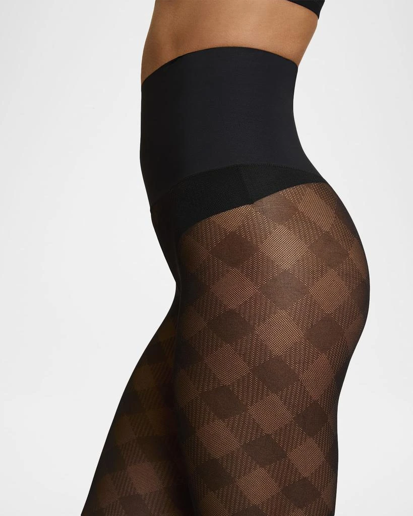 Commando Sheer Check Plaid Tights 4
