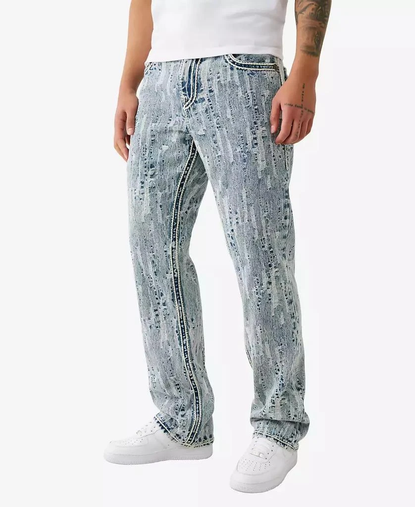 Denim Macy's True Religion Men's Ricky Distressed Jacquard
