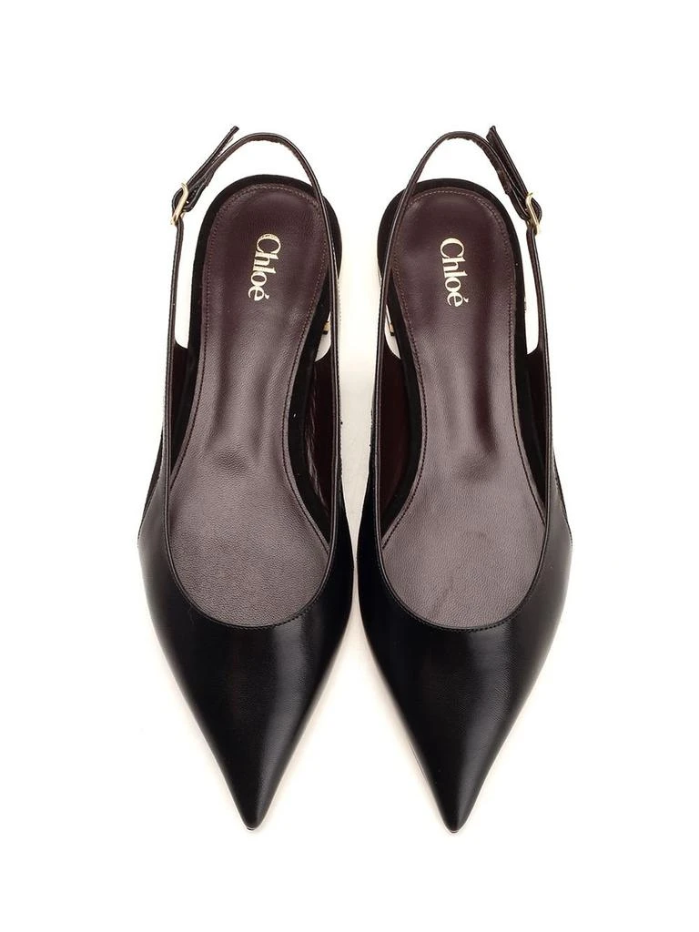 Chloé Chloé Saada Slingback Flat Shoes 4