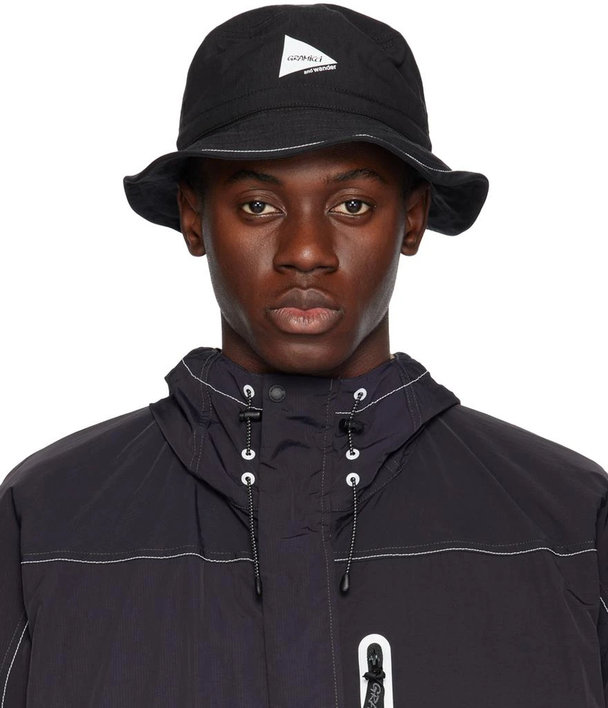 and wander Black Gramicci Edition Nyco Bucket Hat 1