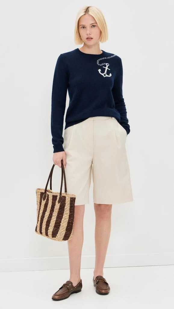 Jumper 1234 Cashmere Anchor Crew Sweater 4