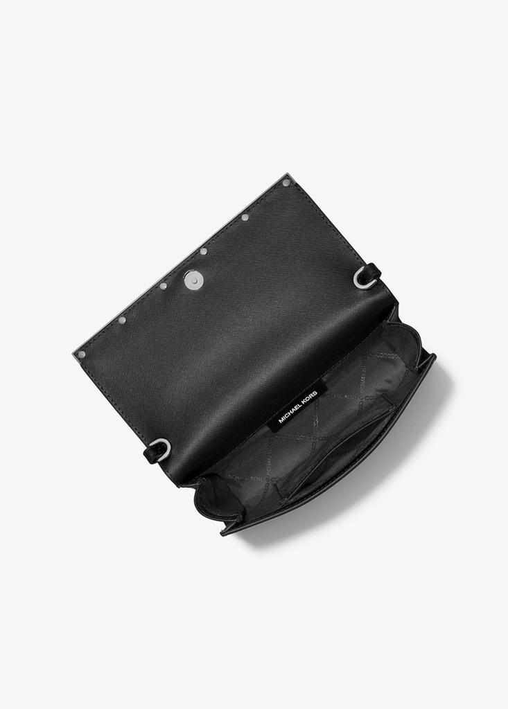 Michael Kors Mona large saffiano leather clutch