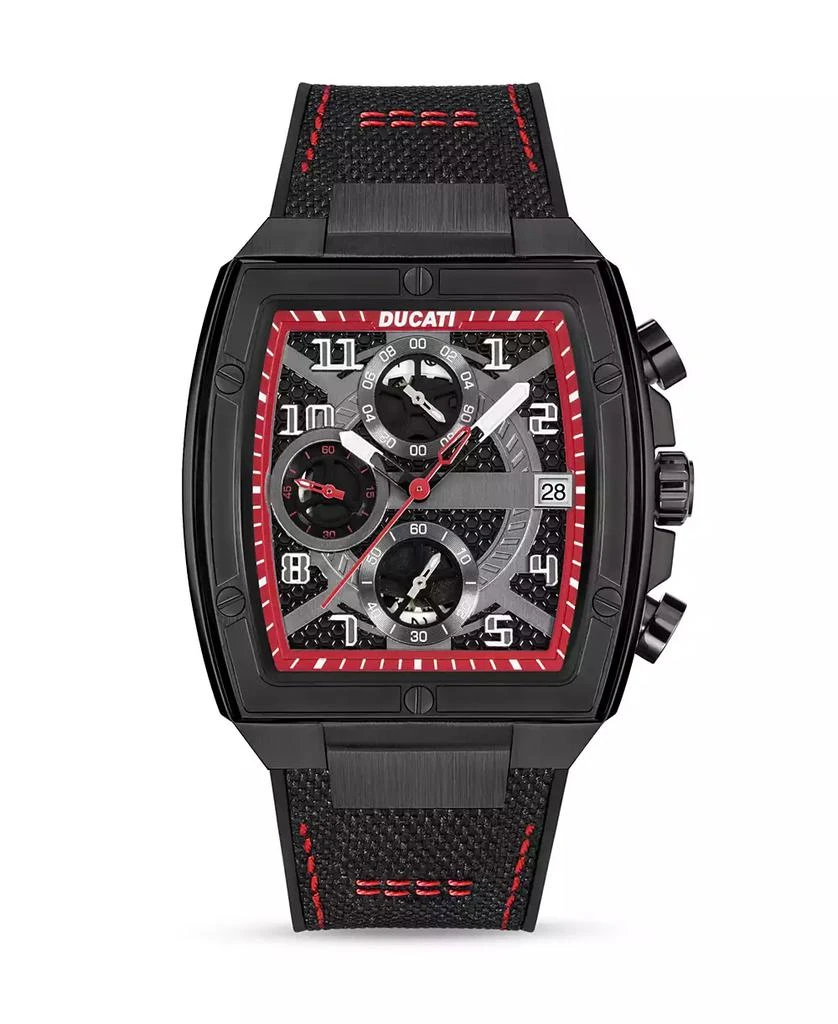 Ducati Corse Men's Dress Sport Black Nylon Watch 1