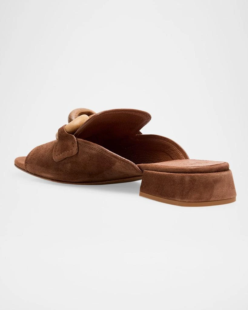 Pedro Garcia Enna Suede Chain Loafer Mules 4