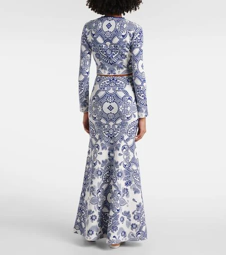 ETRO Cable-knit cropped cardigan 3