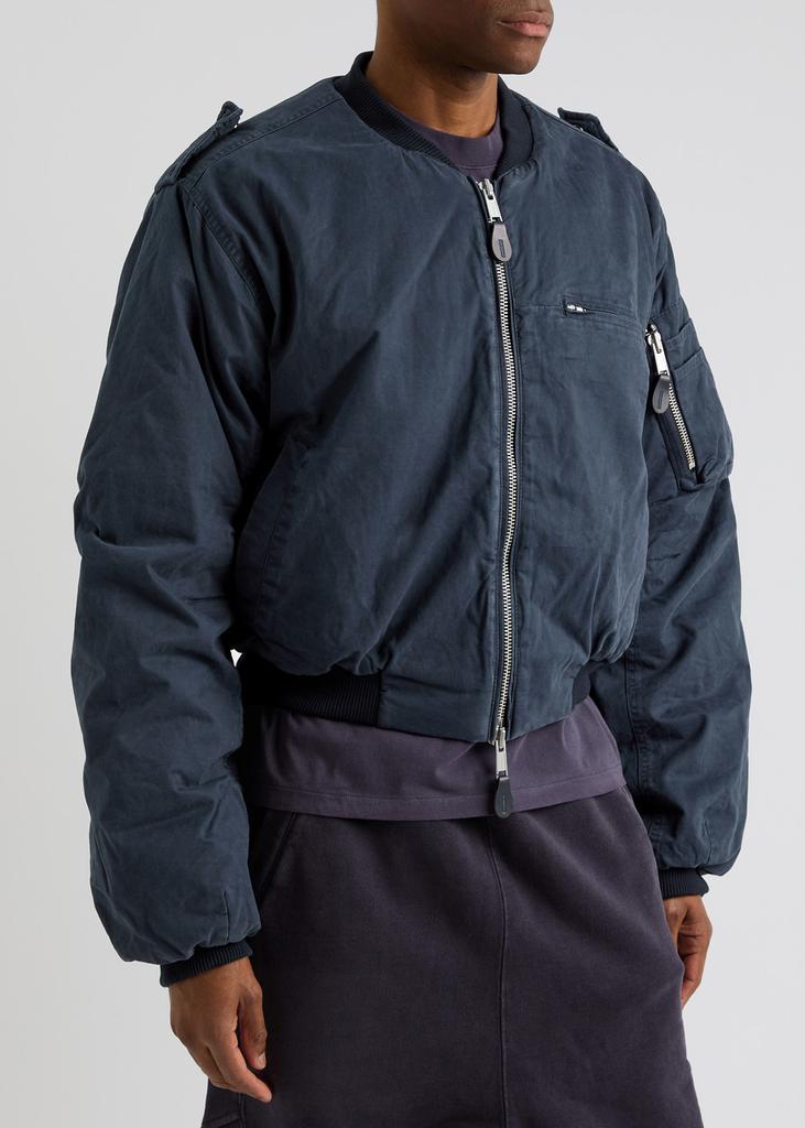 Entire Studios A-4 padded cotton-poplin bomber jacket