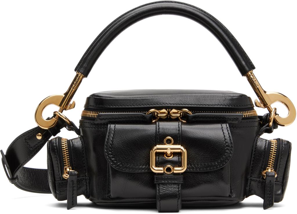 ショルダーバッグ・ポシェット Chloe Cappuccino Leather Horse Medal Crossbody Bag Chloé Horse Medal Crossbody Bag In Canvas & Grained Leather
