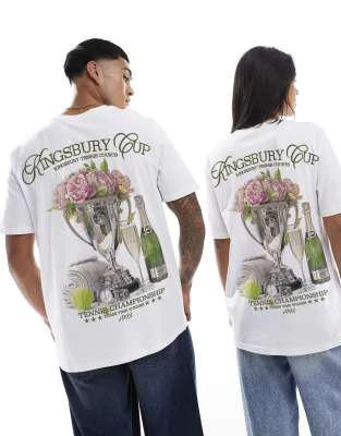 PRNT PRNT kingsbury cup t-shirt in white 3