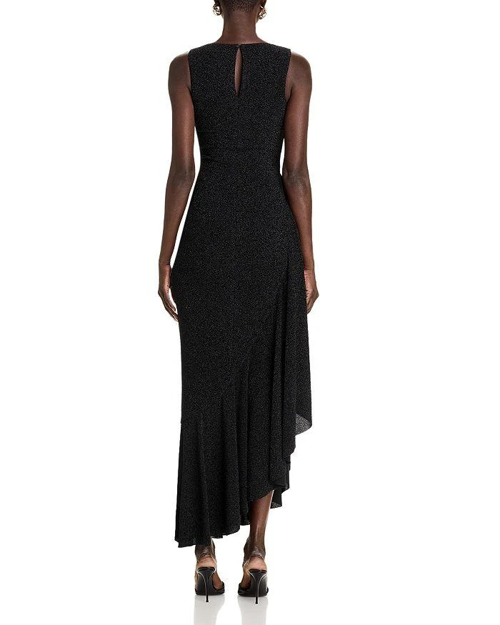 Black Halo Jewel Metallic Gown 4