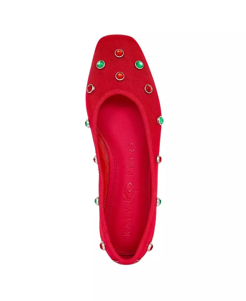 Katy Perry Women's Evie High Crystal Ballet Flats 8