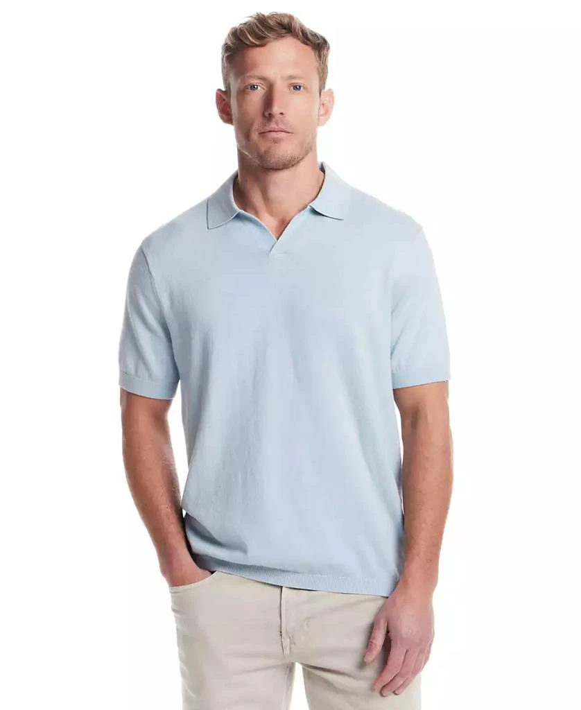 Weatherproof Vintage Men's Regular-Fit Open Collar Polo Sweater 1