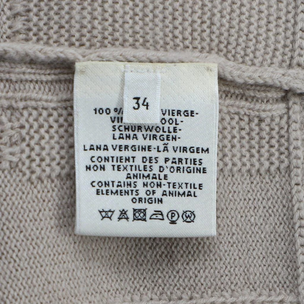 Hermes Women's H Motif Long Cardigan Wool 3