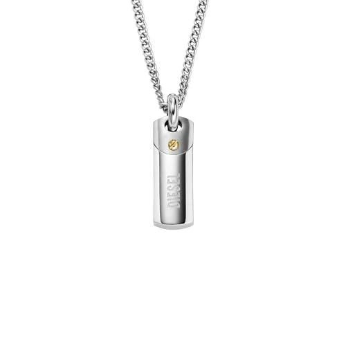 Diesel Diesel Stainless Steel Pendant Necklace for Men