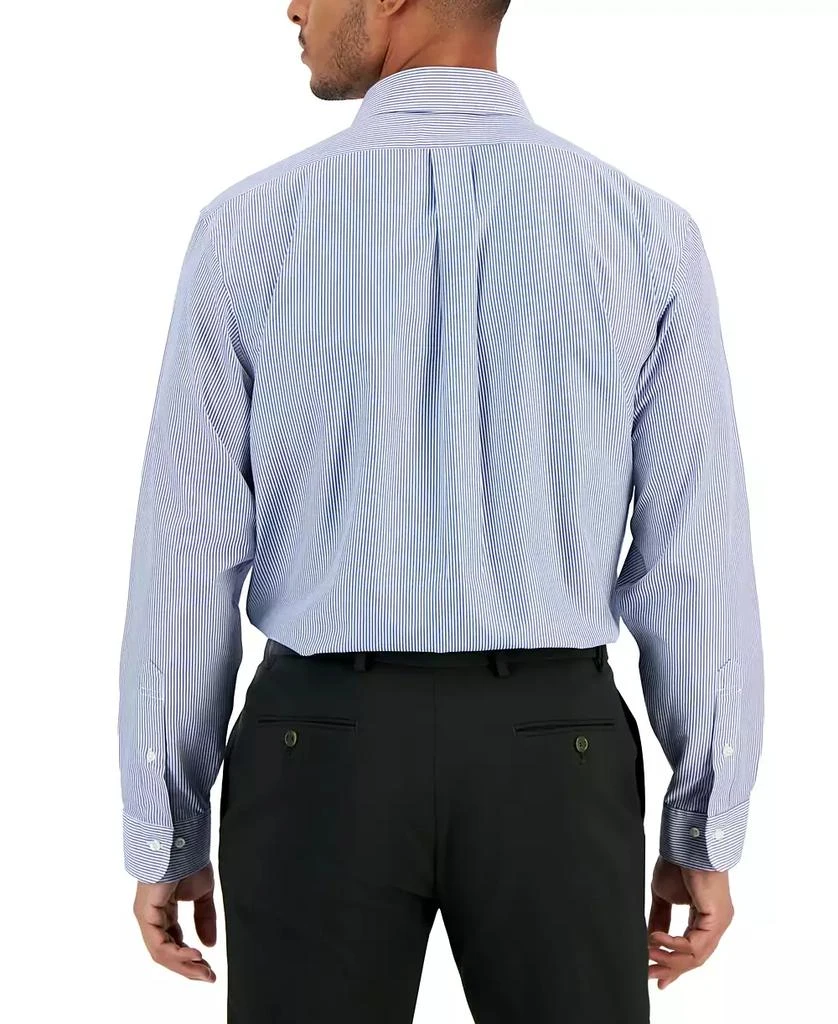 Brooks Brothers Men's Regular Fit Non-Iron Spread Collar Bengal Stripe Broadcloth Dress Shirt 2