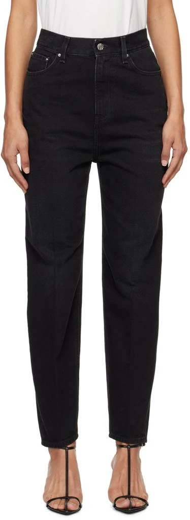 Totême Black Tapered Leg Jeans 1