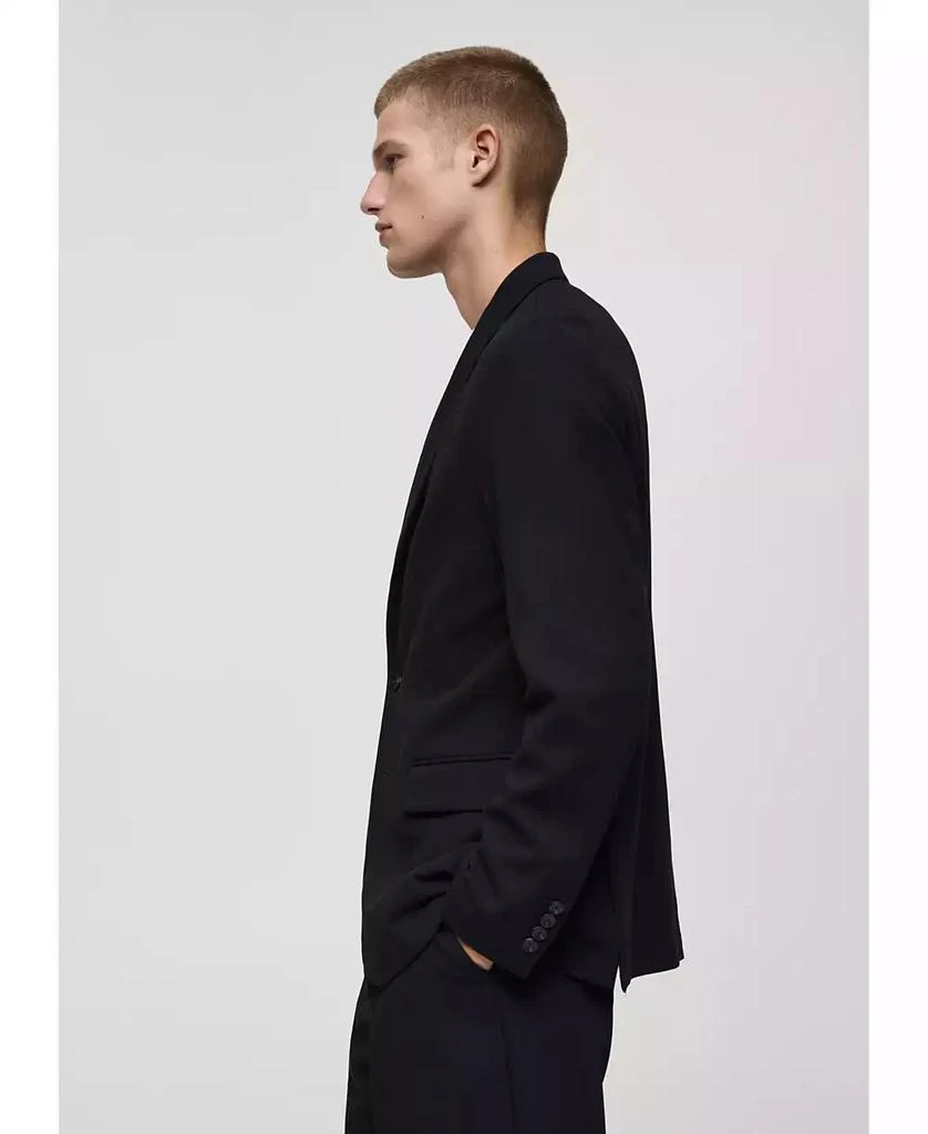 Mango Men's Structured Cotton Blazer 3