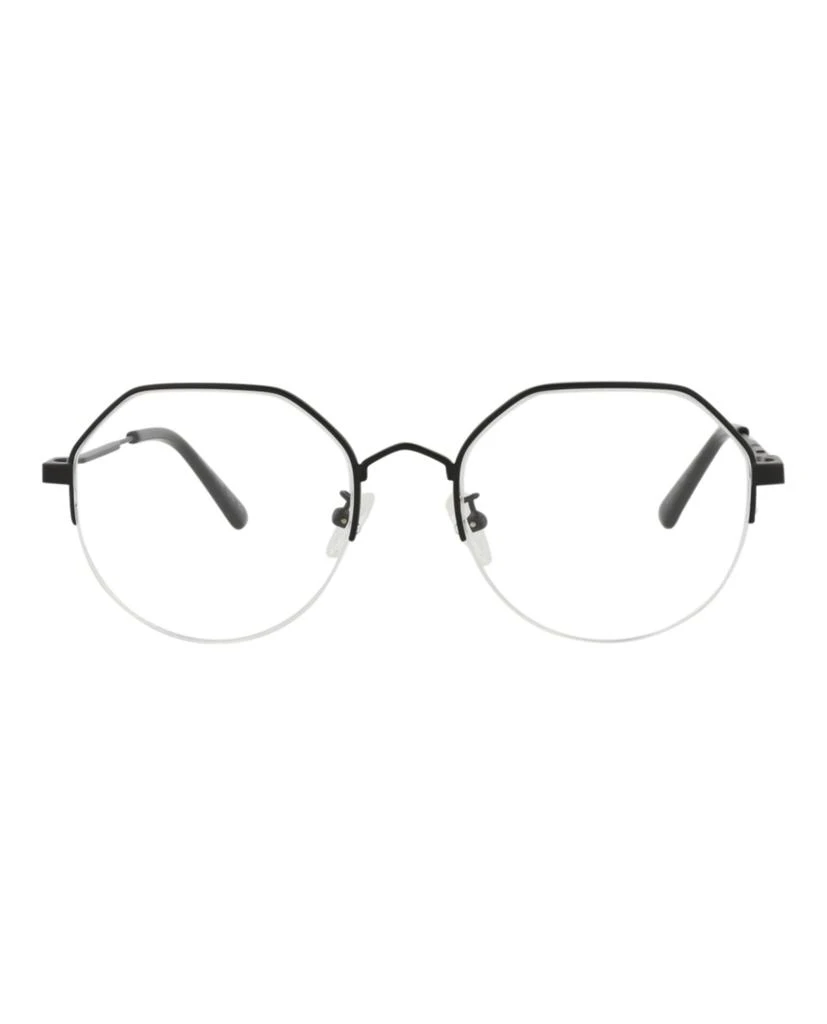 Alexander McQueen Round-Frame Metal Optical Frames 1