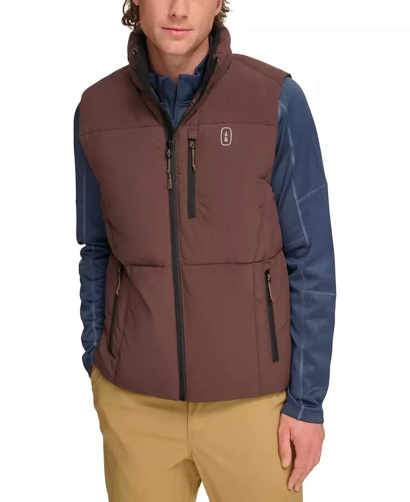 BASS OUTDOOR Men
s Glacier Quilted Full-Zip Hiking Vest 1