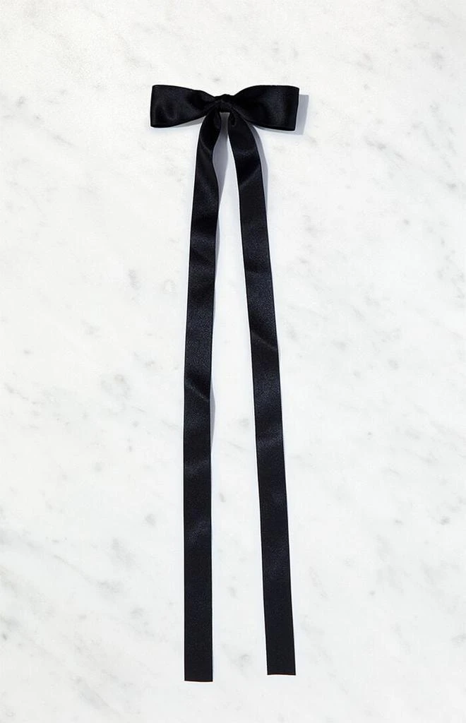LA Hearts Long Bow Hair Clip 1