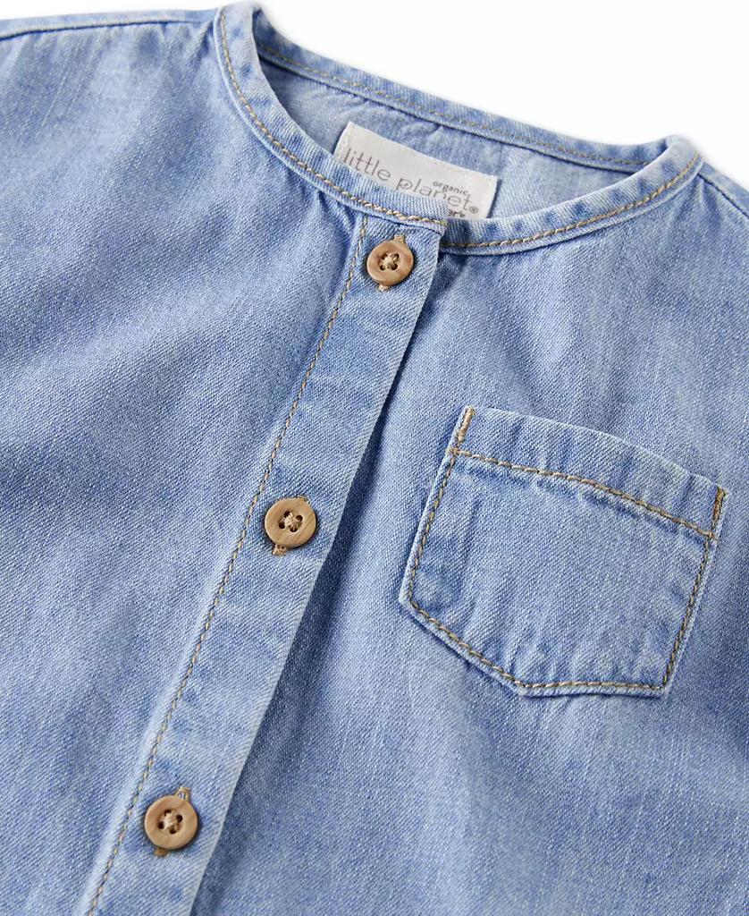 Carter's Baby Boys Organic Cotton Chambray Jumpsuit