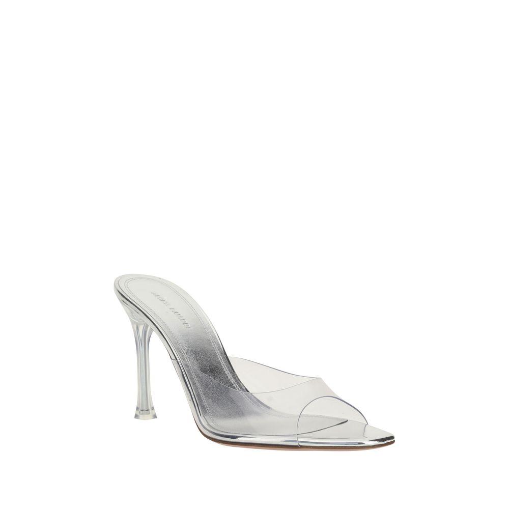 Amina Muaddi Alexa Glass Women's Sandals
