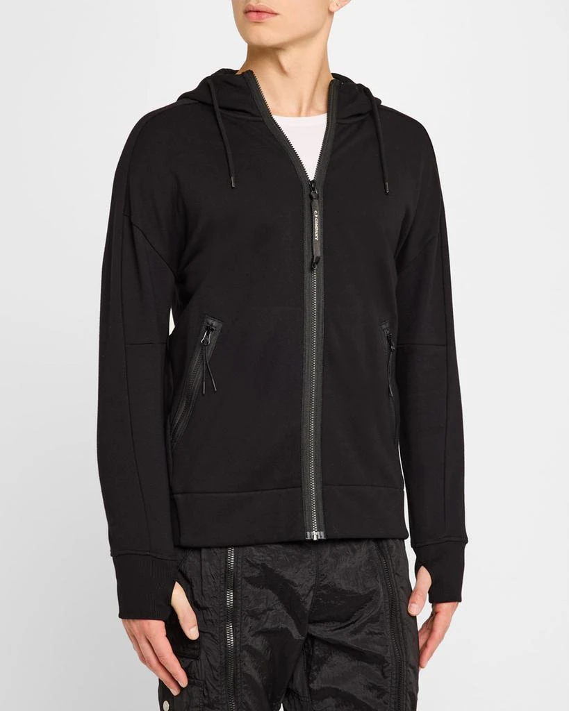 C.P. Company Men's Fleece Hoodie with Goggles 4