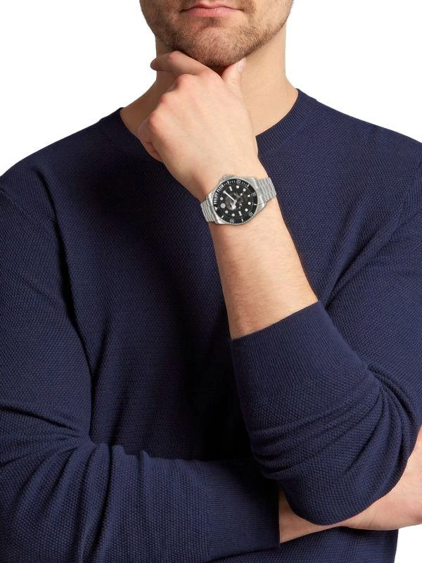 Philipp Plein $kull Diver 44MM Stainless Steel Bracelet Watch 2