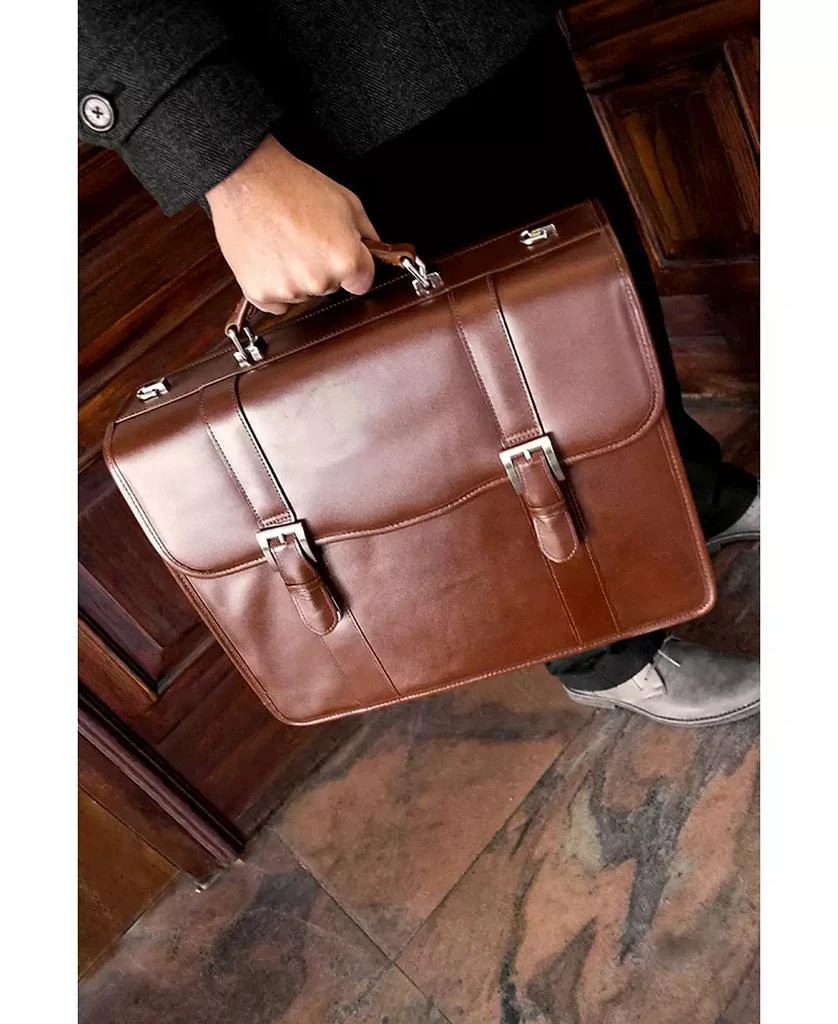 McKlein Flournoy, 15" Double Compartment Laptop Briefcase 5