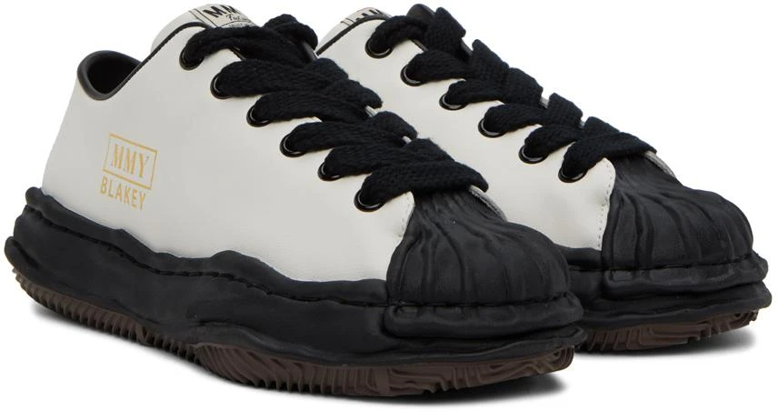 Maison MIHARA YASUHIRO White & Black Sculptural Sneakers 4