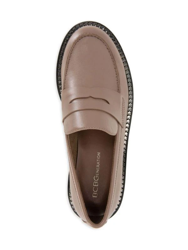 BCBG Sabin Platform Penny Loafers 6