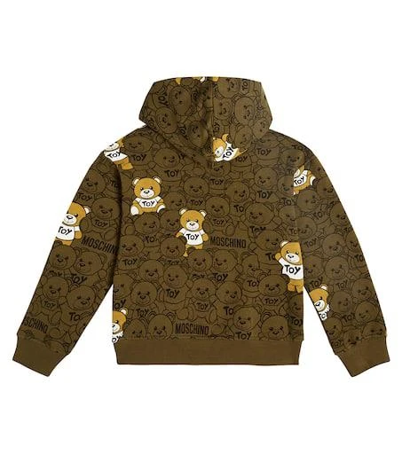 Moschino Teddy Bear cotton jersey hoodie 3