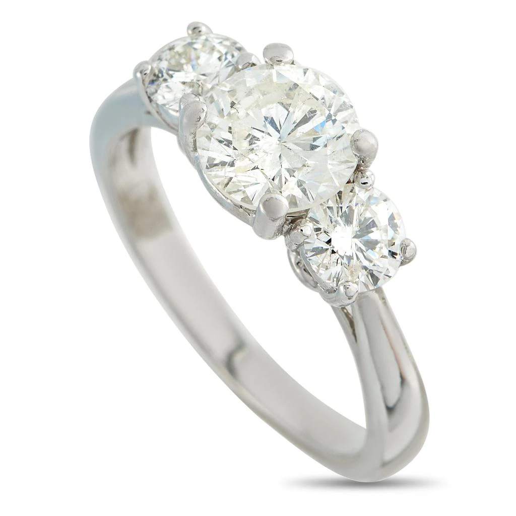 LB Exclusive Platinum 1.90ct Diamond Three Stone Ring MF13-050526