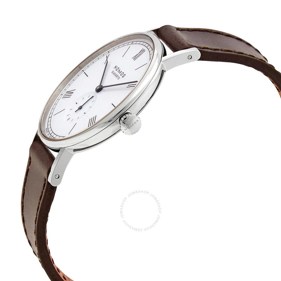 Nomos Glashutte Ludwig 38 Hand Wind White Enamel Dial Men's Watch 237 2