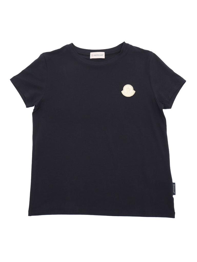トップス MONCLER KIDS T-SHIRT Moncler Enfant t-shirt Olive Green boys