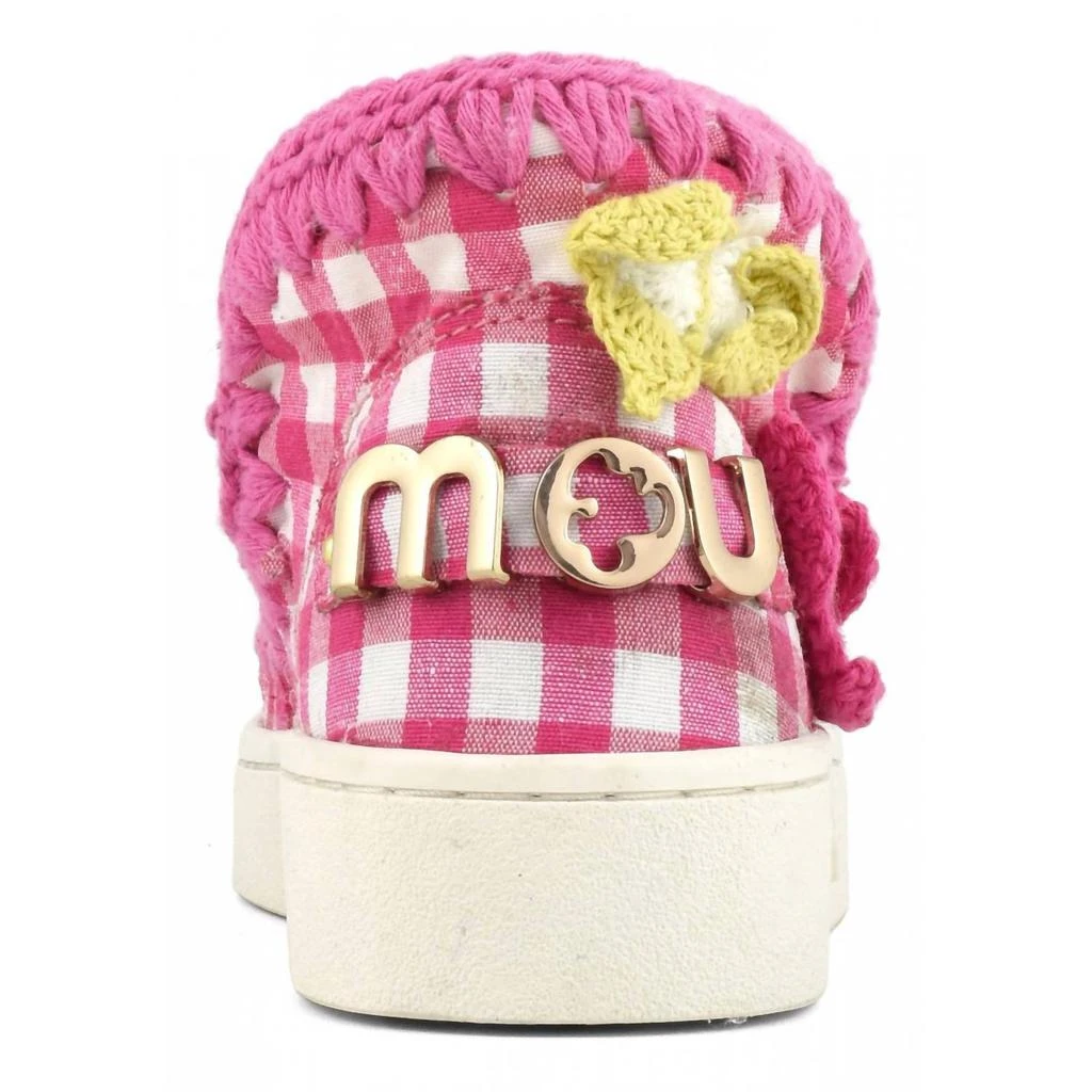 Mou Mou - KIDS SUMMER ESKIMO SNEAKER WITH CROCHET BUTTERFLIES 5
