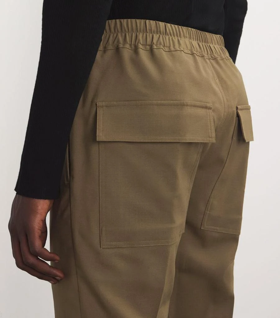 Rick Owens Virgin Wool Drawstring Trousers 6