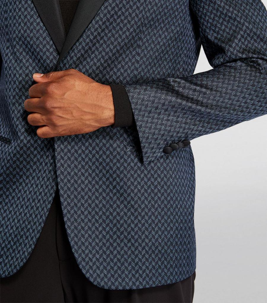 Giorgio Armani Soho Virgin Wool Suit Navy at CareOfCarl.com