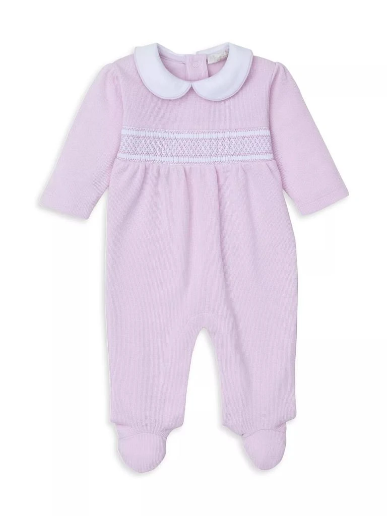 Kissy Kissy Baby Girl's Peter Pan Waffle-Knit Footie 1