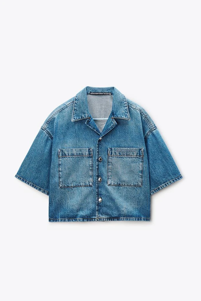 Alexander Wang Cropped Denim Shirt 2