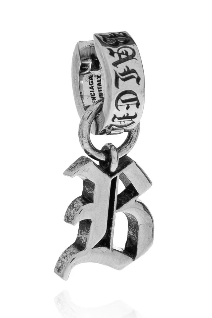 Balenciaga Balenciaga Logo Engraved Earrings 3