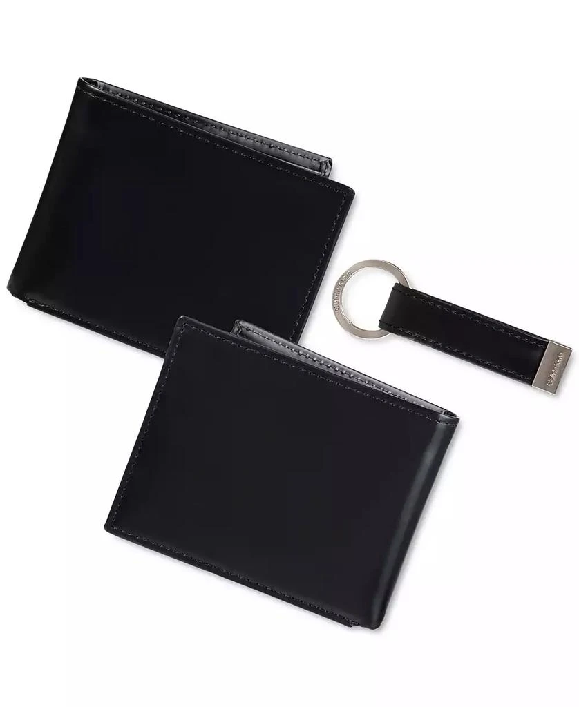 Calvin Klein Men's RFID Slimfold Wallet & Key Fob Set 2