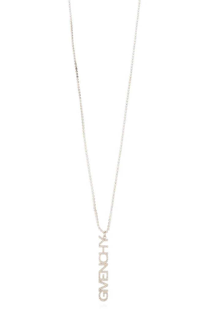 Givenchy Givenchy Logo Charm Necklace 1