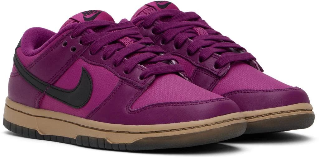 NIKE Purple & Pink Dunk Low Sneakers 4