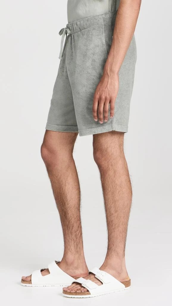 Onia Towel Terry Pull-On Shorts 7.75" 3
