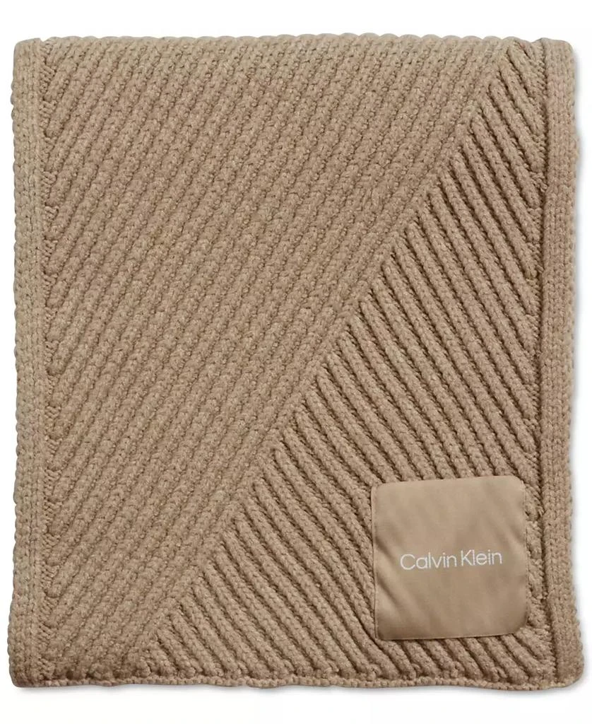 Calvin Klein Chunky Rib Knit Scarf 2